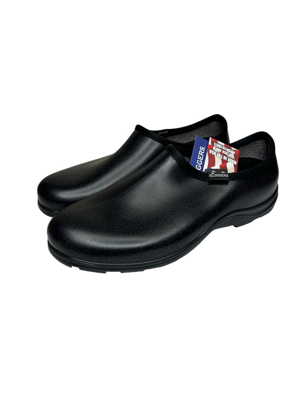 New Sloggers Men's Short Rain and Garden Shoes, Size 12, Black